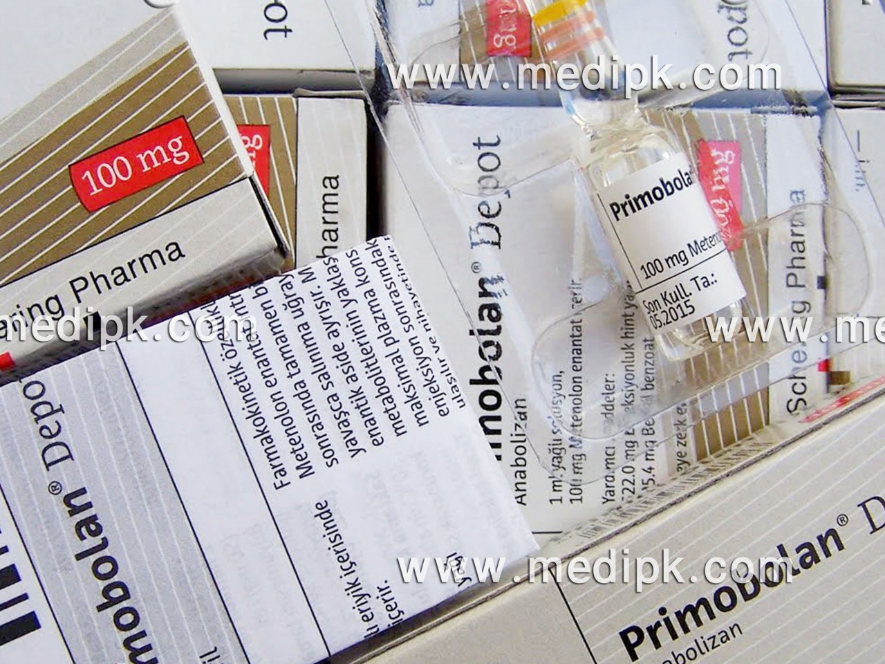 Primobolan Depot 100mg (Anabolizan) by Bayer Schering Pharma 1ml Amp / Amp