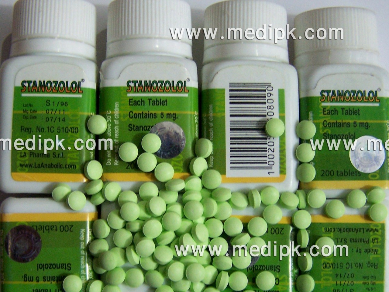 Stanozolol (Winstrol) 5mg by la pharma 200 Tablets / Bottle