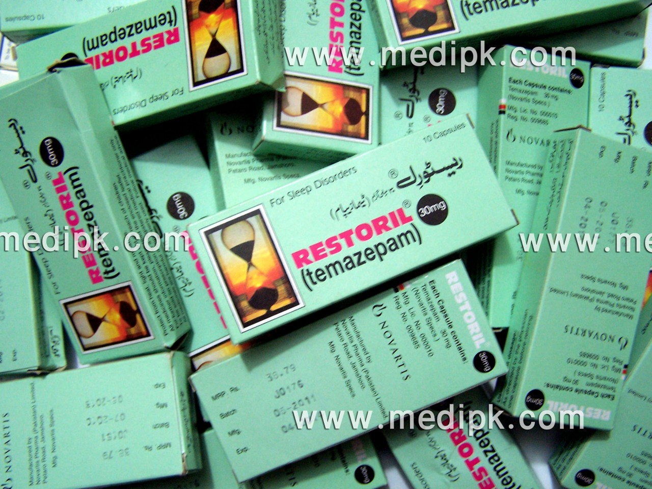 Restoril (Temazepam ) 30mg 10 Capsules / Strip